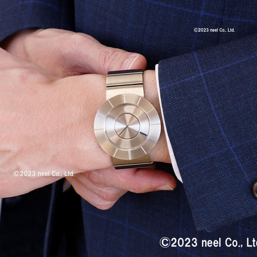 Pre-owned Seiko Issey Miyake To Tokujin Yoshioka Ny0n005 Design Watch Gold Men's From Japan