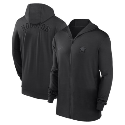 NWT Nike Houston Astros Large Authentic Collection Performance Full Zip Hoodie