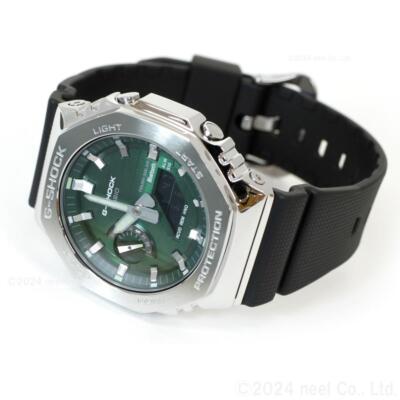 Pre-owned Casio G-shock Gbm-2100a-1a3jf Men Watch Metal Case Bluetooth Analog Digital