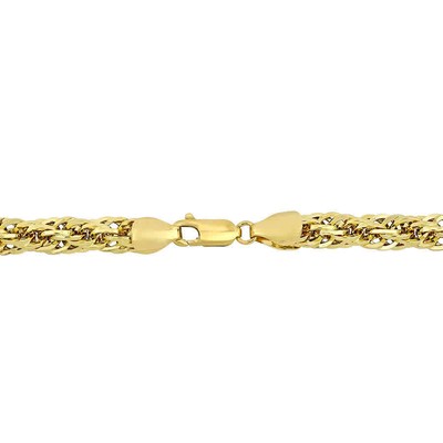 Pre-owned Amour 6mm Infinity Rope Chain Bracelet In 14k Yellow Gold, 7.5 In
