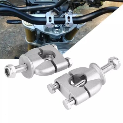 7/8'' Motorcycle Handlebar Riser Bar Mount Handle Clamp For Suzuki Honda Yamaha