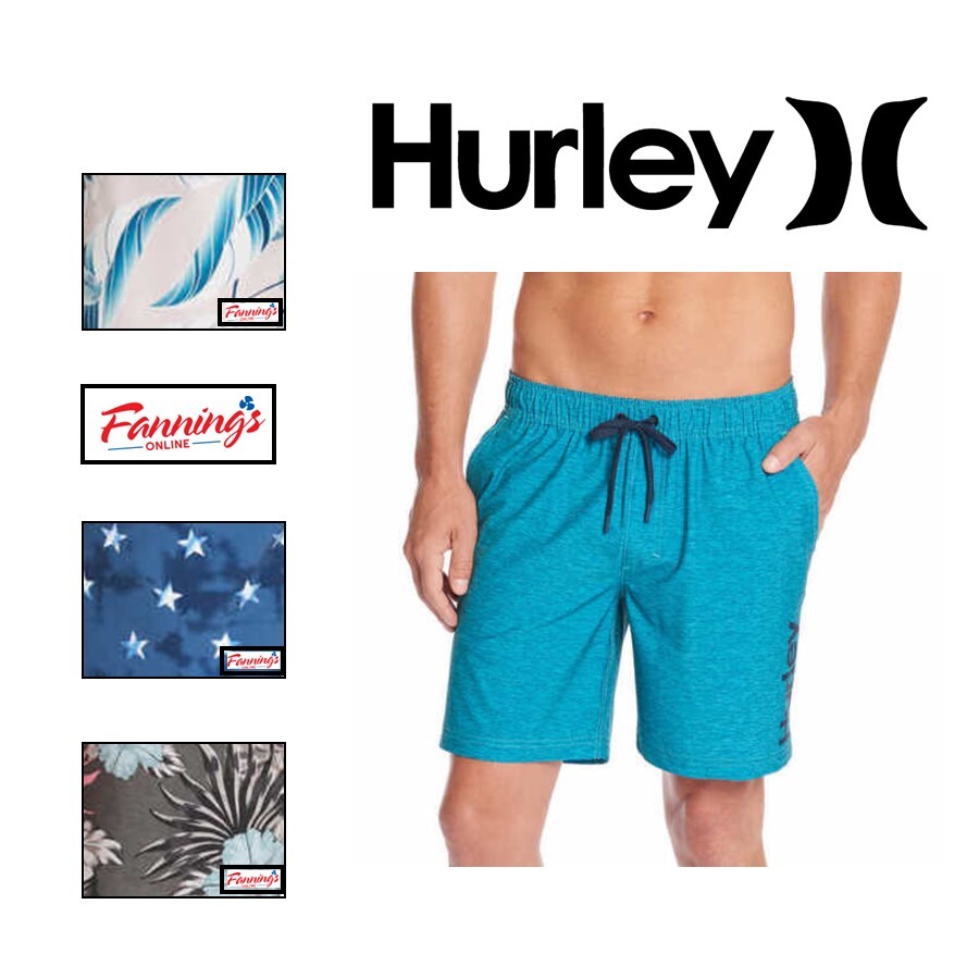 Hurley Men's Swim Trunk Mesh Pockets Side Vents At Leg