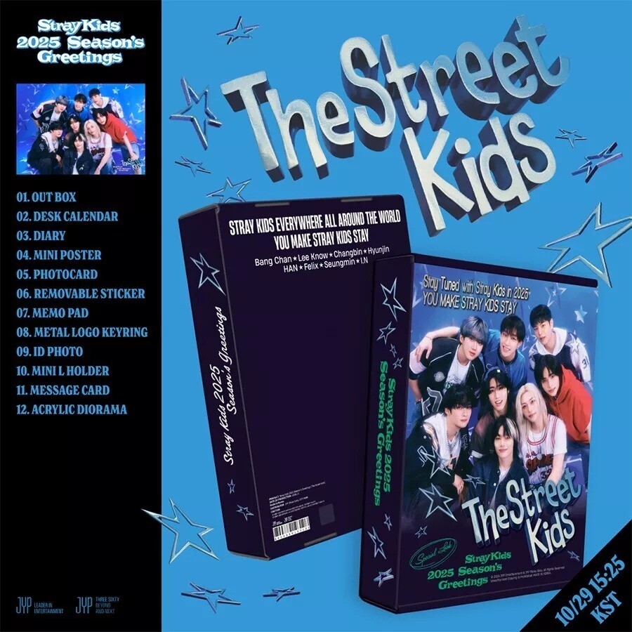Stray Kids 2025 Season's Greetings抜けなし Amazon.com: STRAY KIDS - 2025 SEASON'S GREETINGS [THE STREET