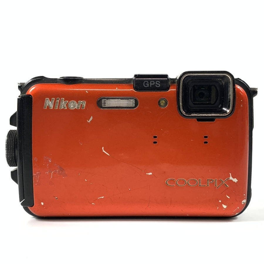 Nikon COOLPIX AW100 Orange 16.0MP Digital Camera English