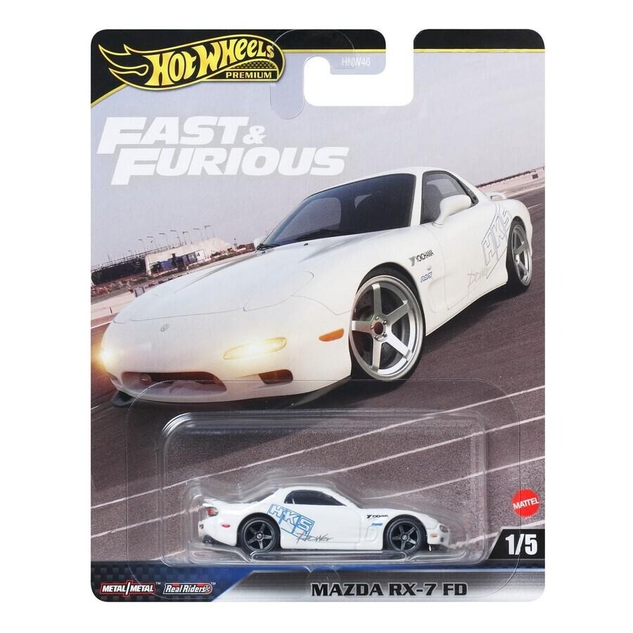 ミニカー Hotwheels FAST& FURIOUS MAZDA RX-7 Amazon.com: Hot Wheels '95 Mazda RX-7, [White] Fast