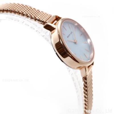 Pre-owned Bering Classic Mini 11022-360 Women's Gold Watch Japan