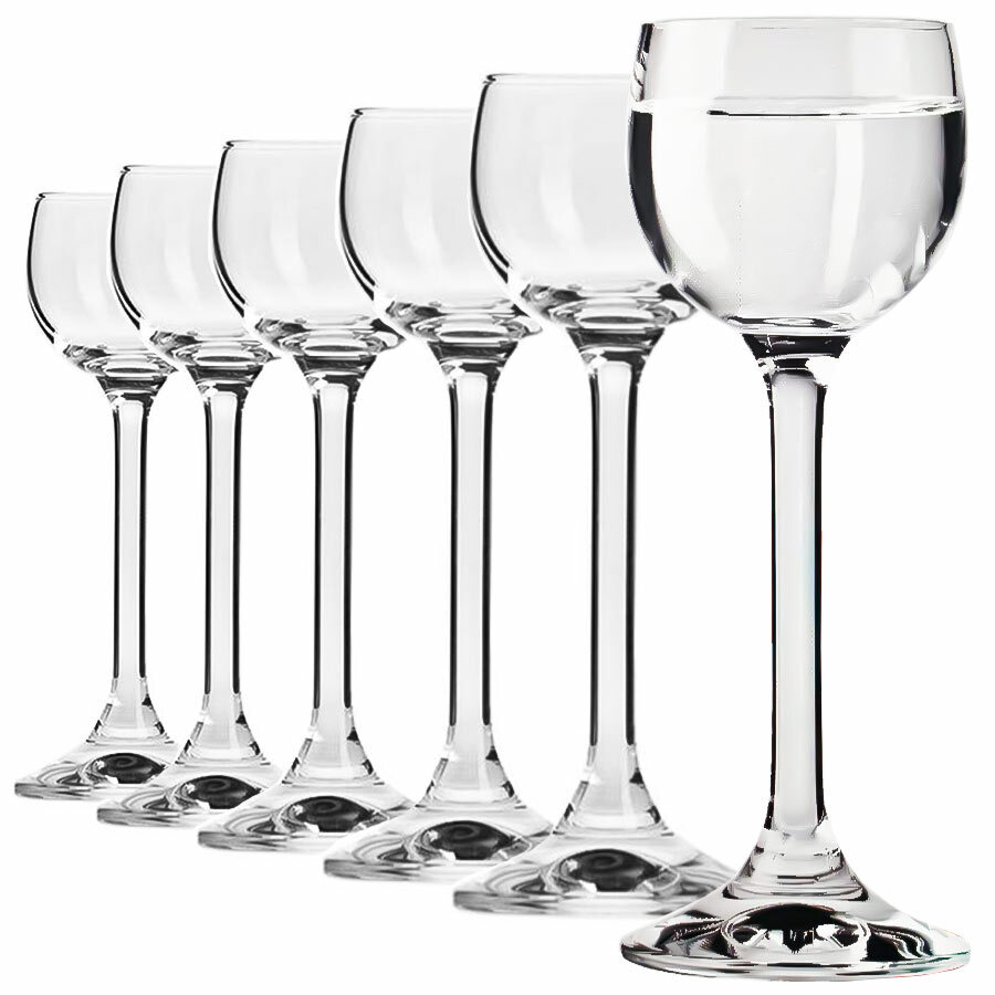 6er Set Schnapsgläser Likörglas Grappagläser Likörgläser Schnapsglas Kristall