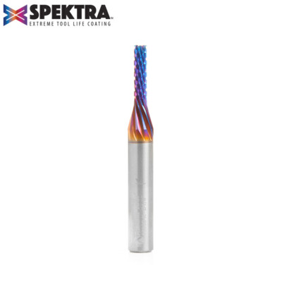 Amana 46008-K Spektra Carbon Fiber Cutting Down-Cut 1/8 D x 1/2 CH x 1/4 Shank x