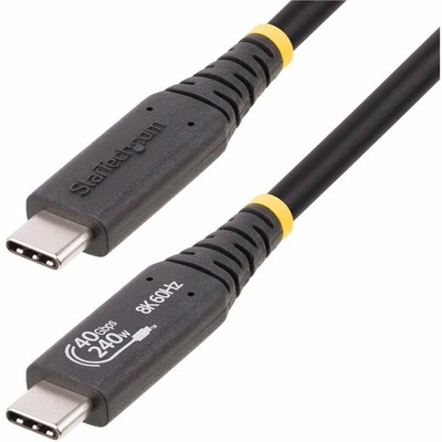 StarTech 1m USB4 Cable, USB-IF Certified USB Type-C Data Transfer Cable