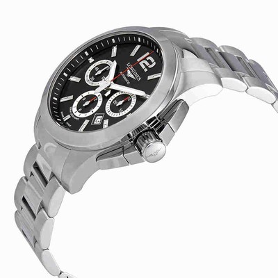 Pre-owned Longines Conquest Men's Black Watch - L3.801.4.56.6