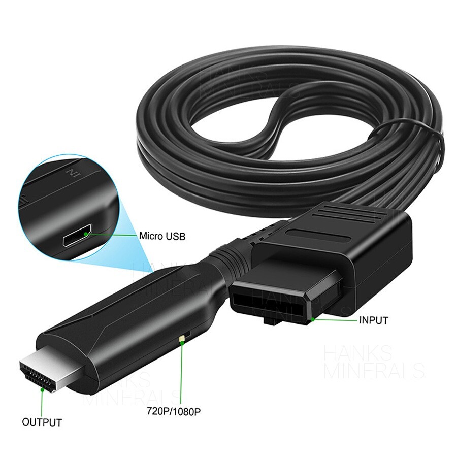 Converter N64 To HDMI HD 1080P Cable Compatible With N64 / GameCube / SNES