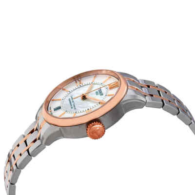 Pre-owned Tissot Chemin Des Tourelles Automatic Mop Dial Ladies Watch T099.207.22.118.02