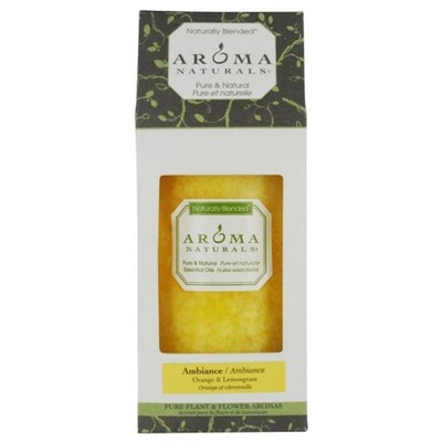 Aroma Naturals Pillar Candle Ambiance Lemon 1 Контейнер