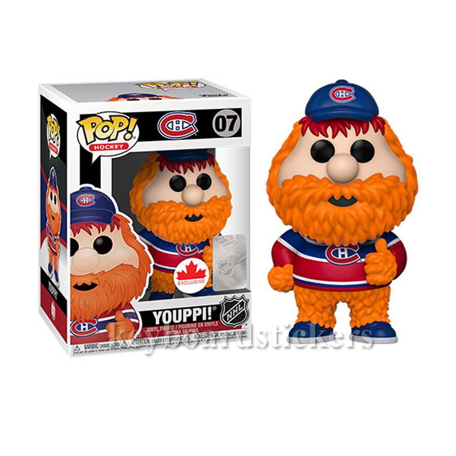 FUNKO POP! NHL MASCOT YOUPPI! 7 CANADA EXCLUSIVE MONTREAL CANADIENS
