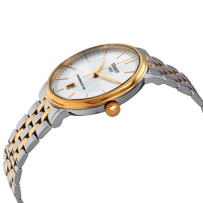 Pre-owned Tissot Carson Automatic Silver Dial Men's Watch T122.407.22.031.00