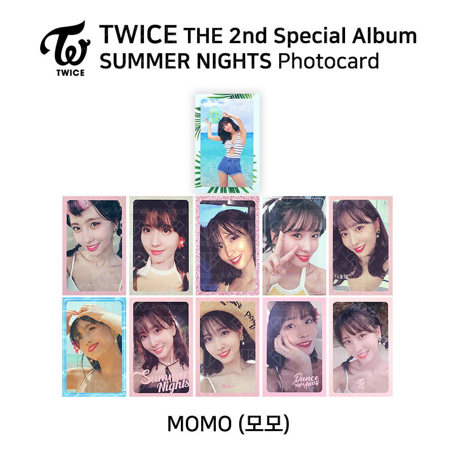 Kupit Twice Summer Nights Dance Night Away Official Photocard Momo Drugie Muzykalnye Atributy Zakazat S Dostavkoj Lot