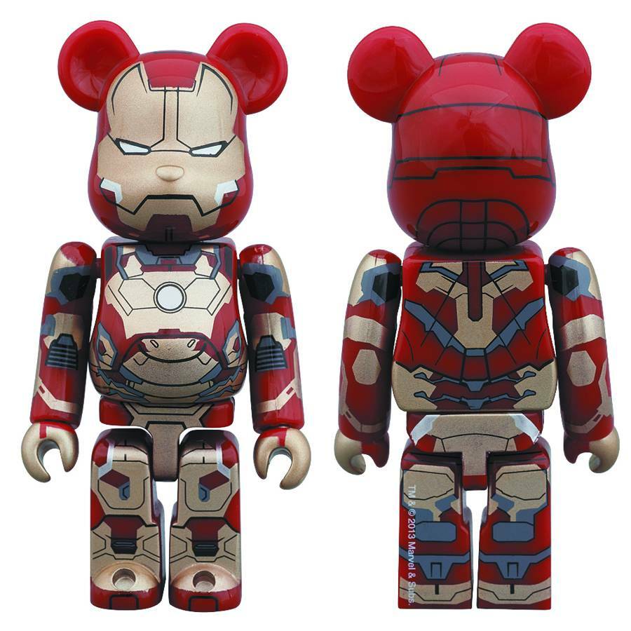 Man 3 Mk Mark 42 100% Bearbrick Figure Medicom New Sealed