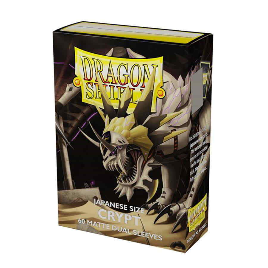 Японские двойные матовые рукава Crypt 60 ct Dragon Shield в японском размере YuGiOh НОВИНКА