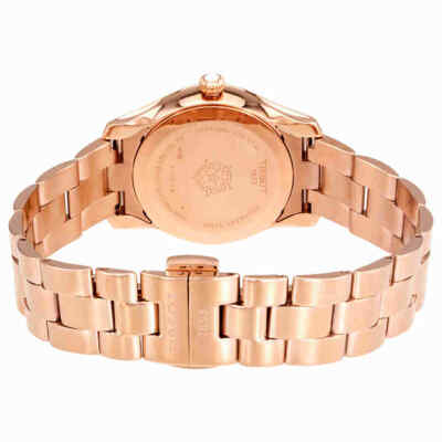 Pre-owned Tissot T-wave Mop Diamond Dial Ladies Watch T112.210.33.111.00
