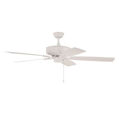 Craftmade Pro Plus 52'' Fan with Blades, White, White - P52W5-52WWOK