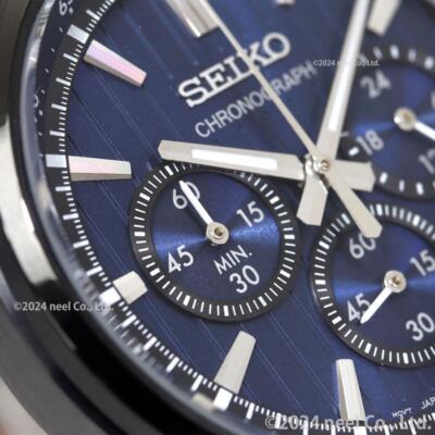 SEIKO SEIKO SELECTION SBTR035 MEN WATCHBLUE DIAL CHRONOGRAPH STAINLESS STEEL QUARTZ
