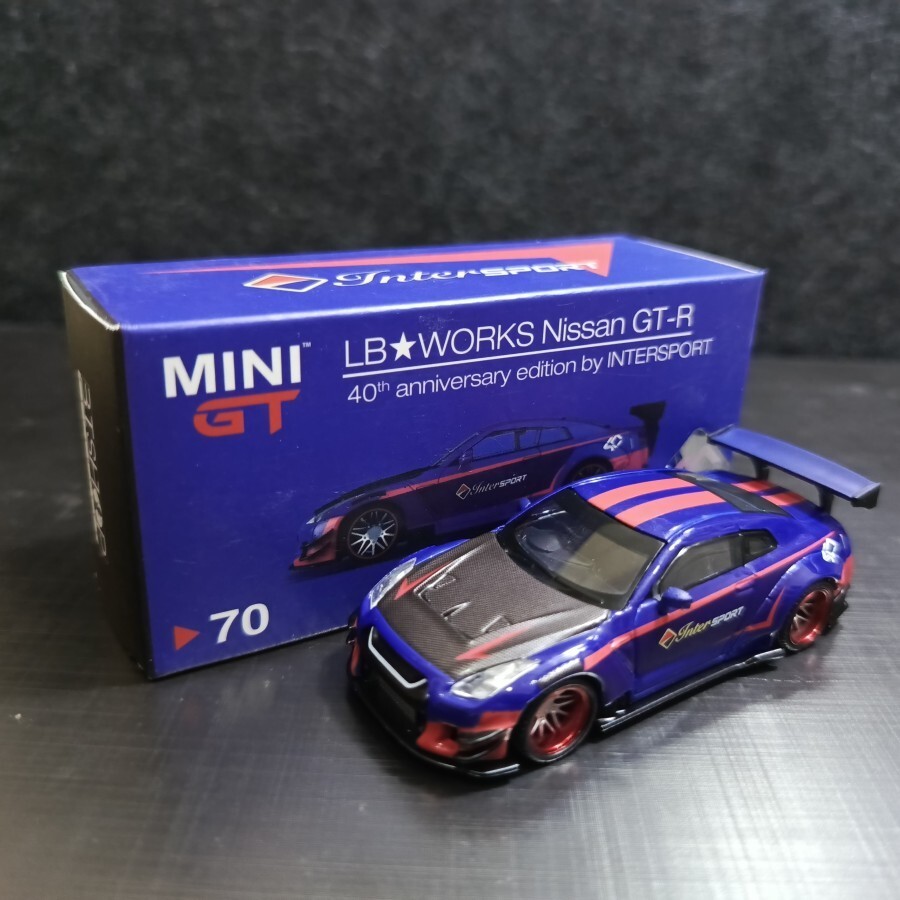 minigt LB★WORKS Inter sport GT-R 40周年記念 Mini GT #70 LB Works Nissan GT-R #70 INTERSPORT 40th