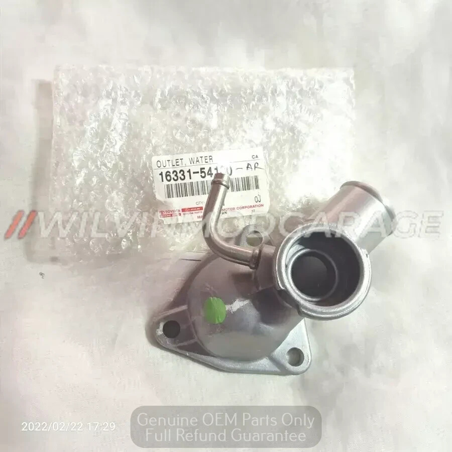 Genuine OEM Engine Water Outlet Housing 16331-54180 Fits 1983-1998 Toyota Hilux
