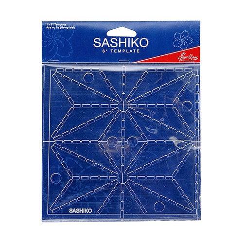 Sashiko Japanese Template Hemp Leaf for Stitching Pattern