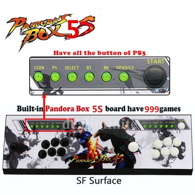 New 999 In1 Pandora Box 5S Arcade Game Console Video Fight Gaming Gamepad SF