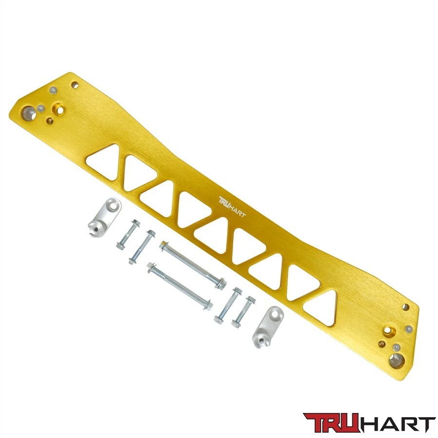 Truhart Rear Subframe Brace Anodized Gold for 1992-95 Civic / 1994-01 Integra