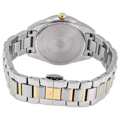 Pre-owned Bulova Sutton Quartz Diamond Mop Dial Ladies Watch 98p184