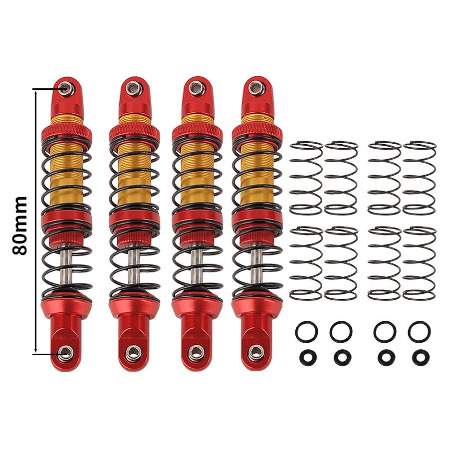Metal Shock Absorber Oil Damper for 1/10 Axial AXI03007 RBX10 TRX4 SCX10 DIY RC