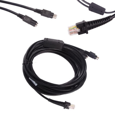 16FT Keyboard Wedge Cable for PSC Datalogic D100 GD4130 QD2130 CAB-365 PS2 