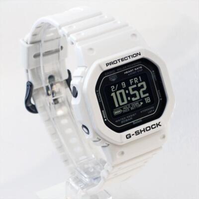 Pre-owned Casio G-shock Dw-h5600-7jr Men Watch G-squad Sport Bluetooth Digital Box