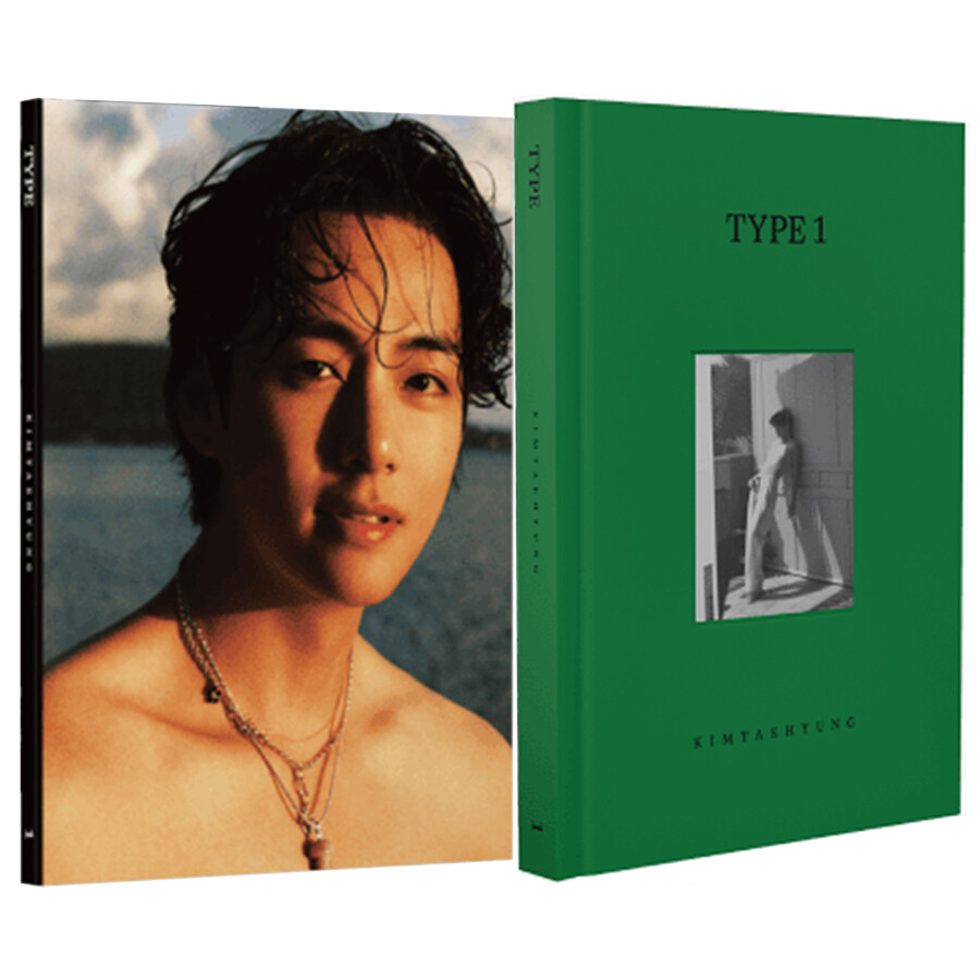 BTS V [TYPE 1] MAGAZINE/PHOTO BOOK Ver Photo Book+Mark+3