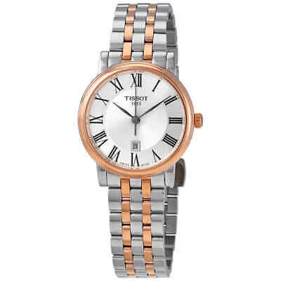 Tissot Carson Premium Lady Кварцевые женские часы с серебряным циферблатом T122.210.22.033.01