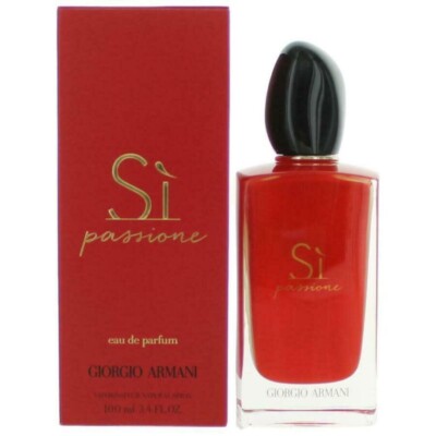Armani Si Passione by Giorgio Armani 3.4 oz EDP Perfume - New Unsealed Box
