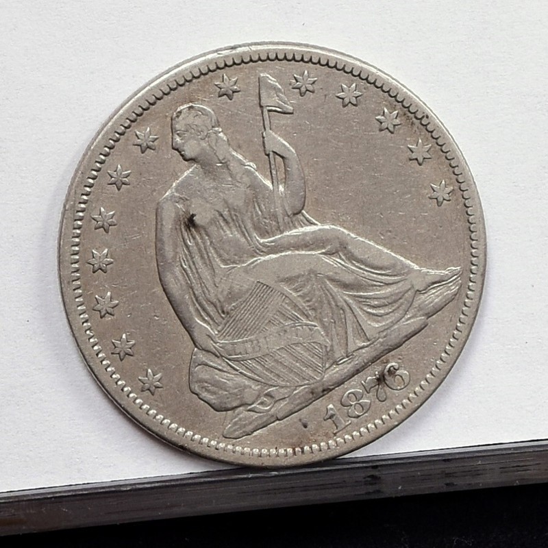 1876-CC Liberty Seated Half Dollar - XF Details, Cleaned (#55554-L)