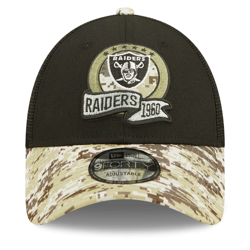 New Era 9Forty Black NFL Las Vegas Raiders приветствуют обслуживание Snapback