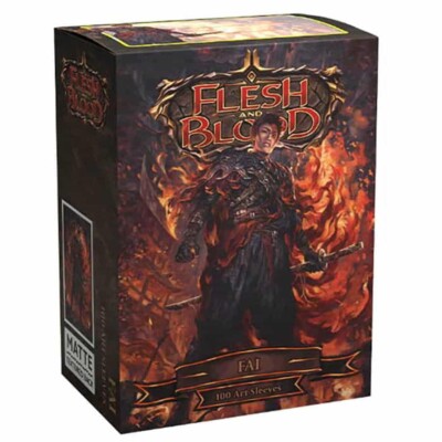 Fai Art Matte Flesh and Blood 100 ct Dragon Shield Sleeves Standard Size