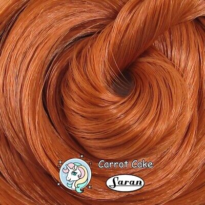 Saran Doll Hair .5oz - Carrot Cake Auburn - Rerooting Custom Barbie Integrity