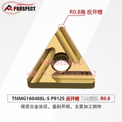 PROSPECT TNMG160408L-S P9125 Carbide Inserts TNMG Inserts 10pcs NEW