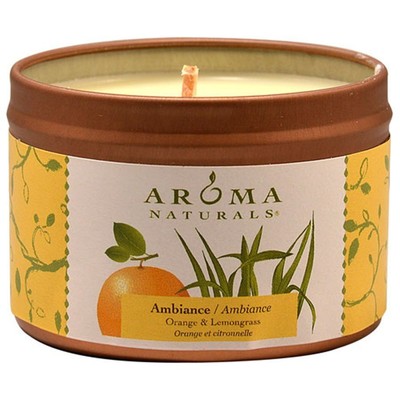 Aroma Naturals Travel Tins Candle Ambiance Lemon 1 Контейнер