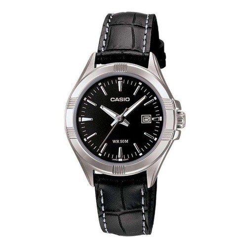 Casio  LTP-1308L-1A Ladies’ Quartz Analogue Watch Black Leather