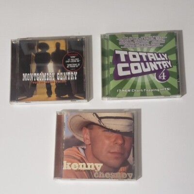 country music cds 3 CDs : Montgomery Gentry,  Kenny Chesney, Totally Country
