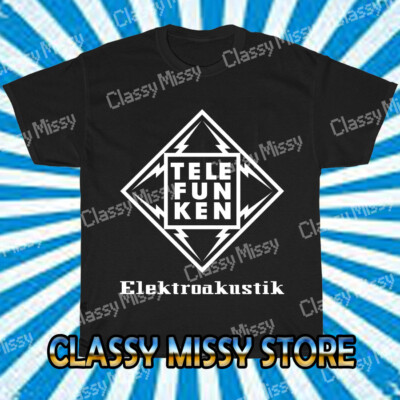 New Shirt Telefunken Elektroakustik Logo Unisex T-Shirt Funny Size S to 5XL