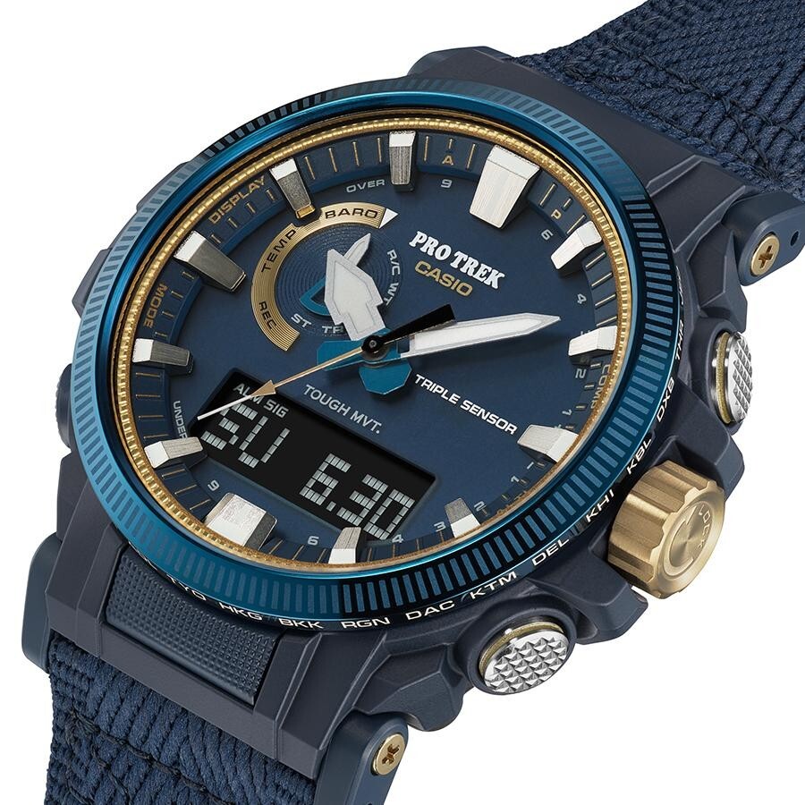 Pre-owned Casio Pro Trek Prw-61ss-2jr 50th Anniversary Limited Model Solar Radio Japan