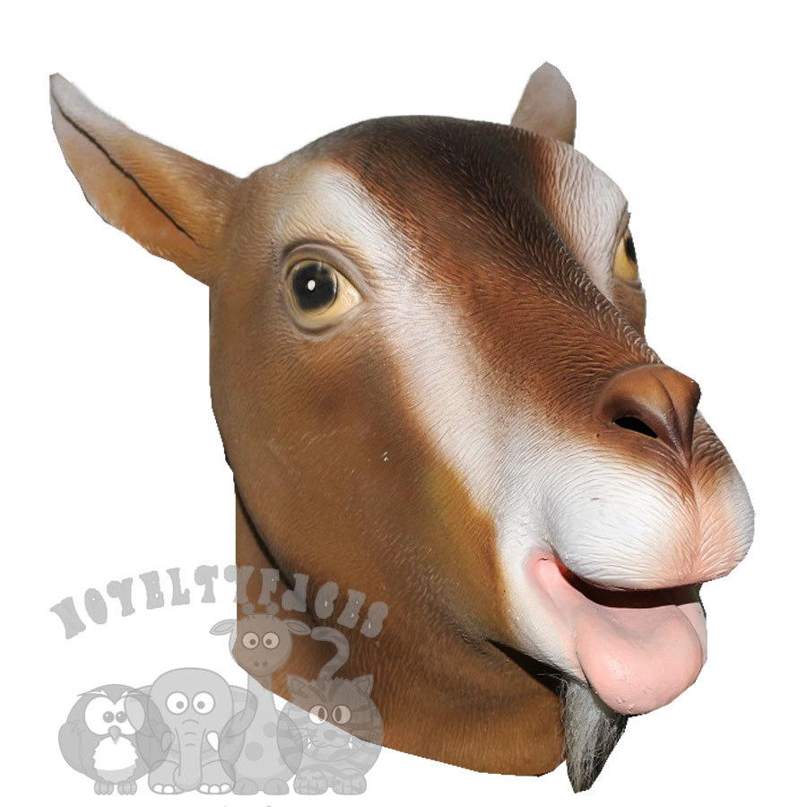 Latex Popular Animal Head Realistic Farm Jungle Aquatic Mythical Prop