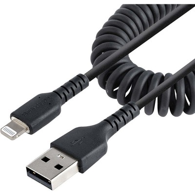StarTech.com 50cm/20in USB to Lightning Cable, MFi Certified, Coiled iPhone