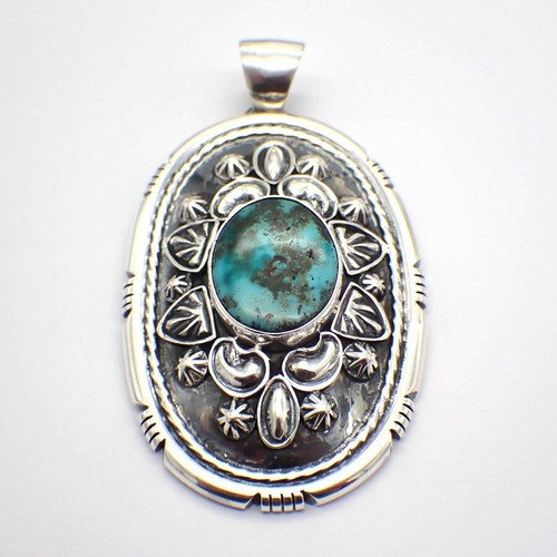 NAVAJO ヴィンテージ Vintage Navajo Turquoise Sterling Silver by D&J Clark Belt